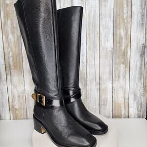 NEW - Vince Camuto Women's Gini Buckled Knee-High Riding Boots - Size 8M Black